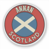Annan, Scotland シール (正面)
