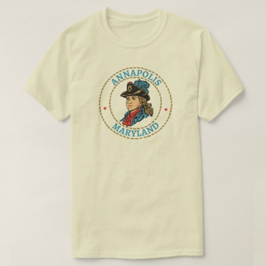 Annapolis Maryland Colonial Tシャツ (デザイン正面)