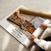 Annapolis Maryland Poster, Watercolor, Custom ポスター