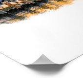 Annapolis Maryland Poster, Watercolor, Custom ポスター (角)