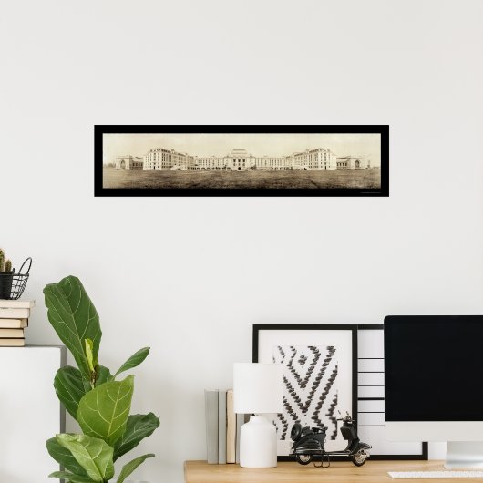 Annapolis Navy Academy Photo 1919 ポスター (ホームオフィス)