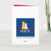 Annapolis Parade of Lights Dogs Christmas Card サンキューカード (裏面)