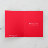 Annapolis Parade of Lights Dogs Christmas Card サンキューカード (内部)