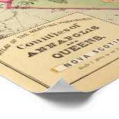 Annapolis, Queens counties, NS ポスター (角)