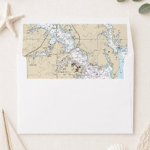 Annapolis Wedding Nautical Chart DIY
