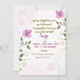 Annaprashan Ceremony Invitations  招待状