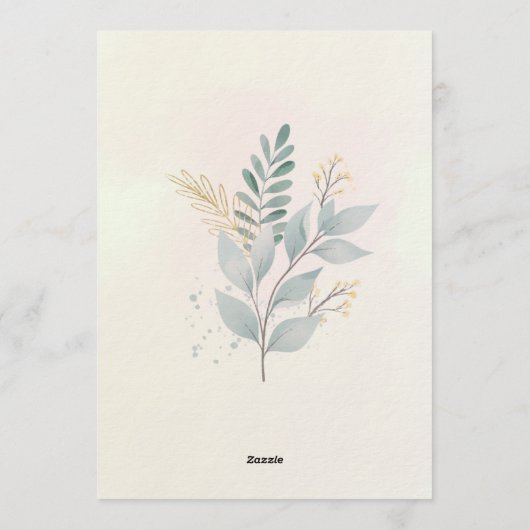 Annaprashan Ceremony Invitations  招待状 (裏面)