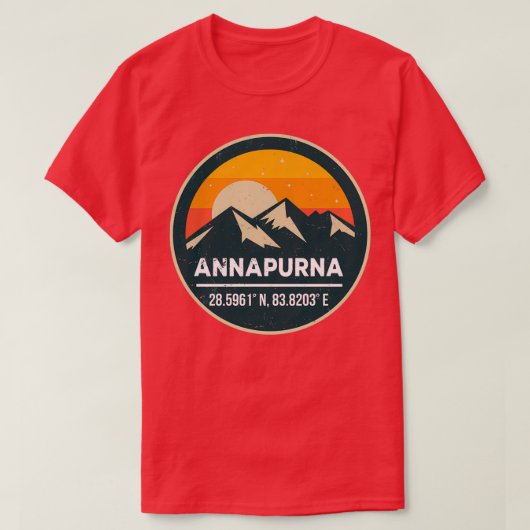 Annapurna National Park 1 Tシャツ (デザイン正面)