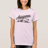 annapurna Nepal for travelling lovers Tシャツ (正面)