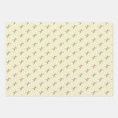 Anna's Hummingbirdパターンラッピング紙シート ラッピングペーパーシート (正面3)