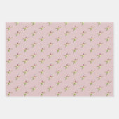 Anna's Hummingbirdパターンラッピング紙シート ラッピングペーパーシート (正面)