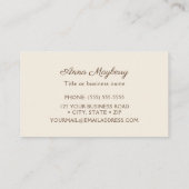 Anna's Hummingbirdビジネスカード 名刺 (裏面)