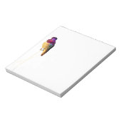 Anna's Hummingbirdフォトメモ帳 ノートパッド (回転)