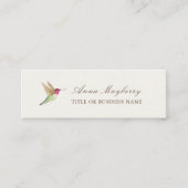 Anna's Hummingbirdミニ名刺 スキニー名刺 (正面)