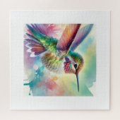 Annas Hummingbird 020824AREF113 - Watercolor ジグソーパズル (横)