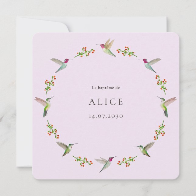 Anna's Hummingbirds Baptism (正面)