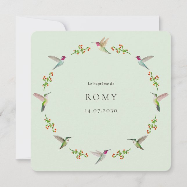 Anna's Hummingbirds Baptism (正面)