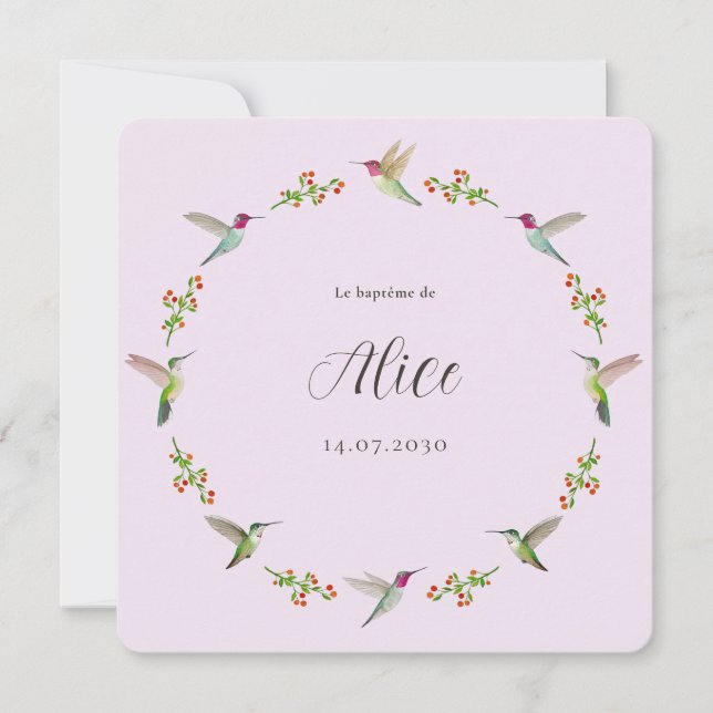 Anna's Hummingbirds Baptism (正面)