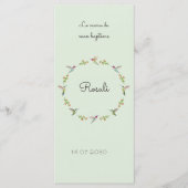 Anna's Hummingbirds Baptism メニュー (正面)