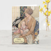 Anne Anderson -ヴィンテージ母の日 カード (黄色い花)