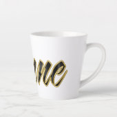 Anne black gold Lettering Latte Tasse カフェラテマグ (右)
