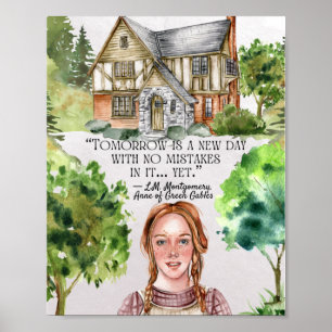 Anne of Green Gables引用文教室ポスター ポスター