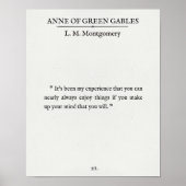 Anne of Green Gables – ブックページ引用文楽しむ- It ポスター (正面)