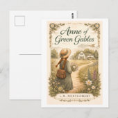 Anne of Green Gables Book Cover ポストカード (正面/裏面)