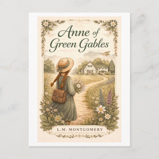 Anne of Green Gables Book Cover ポストカード (正面)