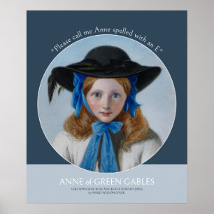 Anne of Green Gables CC0391モンゴメリー引用文 ポスター