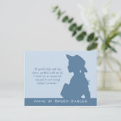 Anne of Green Gables CC0949モンゴメリー引用文 ポストカード (スタンド正面)