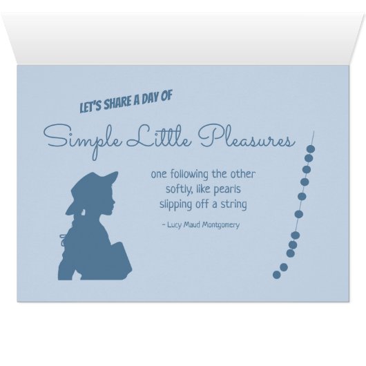 Anne of Green Gables CC1086誕生日招待 (内部横(下))