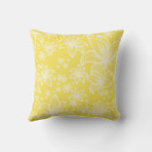 Anne 💛 Soft Yellow Floral クッション (裏面)