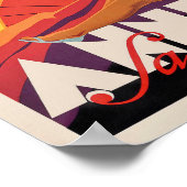 Annecyフランスヴィンテージ旅行ポスター ポスター (角)