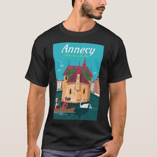 Annecyポスター Tシャツ (正面)