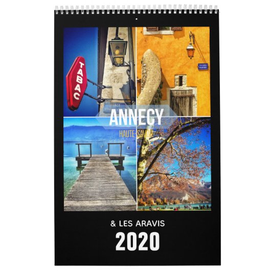 Annecy and Les Aravis, Haute-Savoie 2020 カレンダー (カバー)