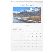 Annecy and Les Aravis, Haute-Savoie 2020 カレンダー (1月 2027)