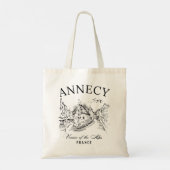 Annecy France Venice of the Alps トートバッグ (裏面)