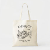 Annecy France Venice of the Alps トートバッグ (正面)