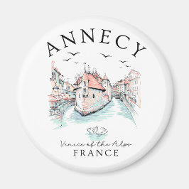 Annecy France – Venice of the Alps マグネット