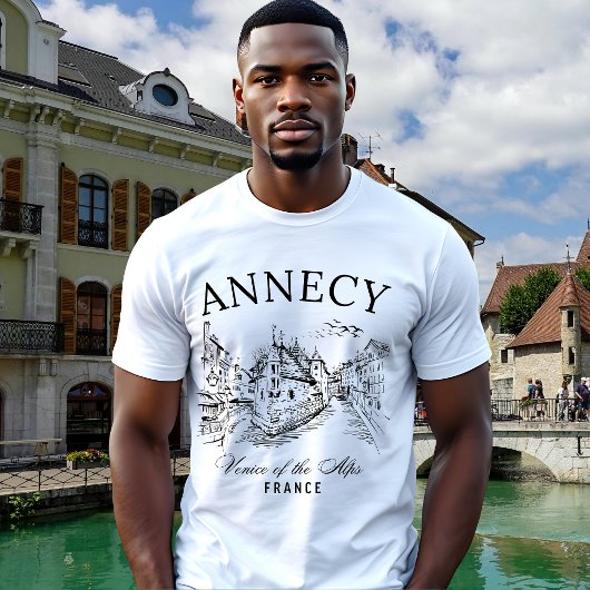 Annecy France Venice of the Alps Tシャツ