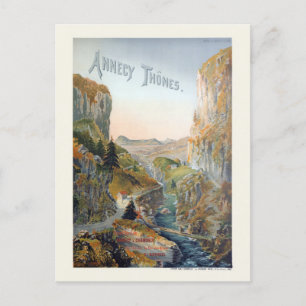 Annecy Tones Vintage Poster 1899 ポストカード