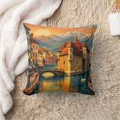 Annecy Ville クッション (ブランケット)