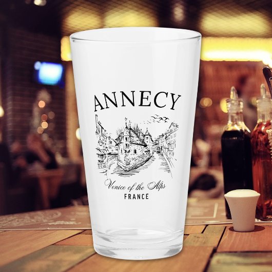 Annecy Vintage Design – France Travel Lovers Gift タンブラーグラス