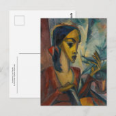 Annemie I (am Fenster)by Maetzel-Johannsen ポストカード (正面/裏面)