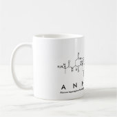 Annettaペプチド名mug コーヒーマグカップ (左)