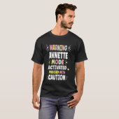 ANNETTE オーダーメイド 女性 プレゼント カスタム ANNETTE Tシャツ (正面フル)