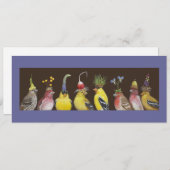 AnnieとPete Host the Finchフェスティバル・カード/招待状 招待状 (正面/裏面)