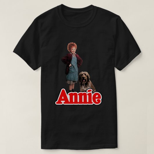 ANNIE – アニー&アンプ；サンディ Tシャツ (デザイン正面)