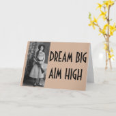 Annie Oakley女性のカーボーイ·カーおもしろいドのカスタマイズ カード (黄色い花)